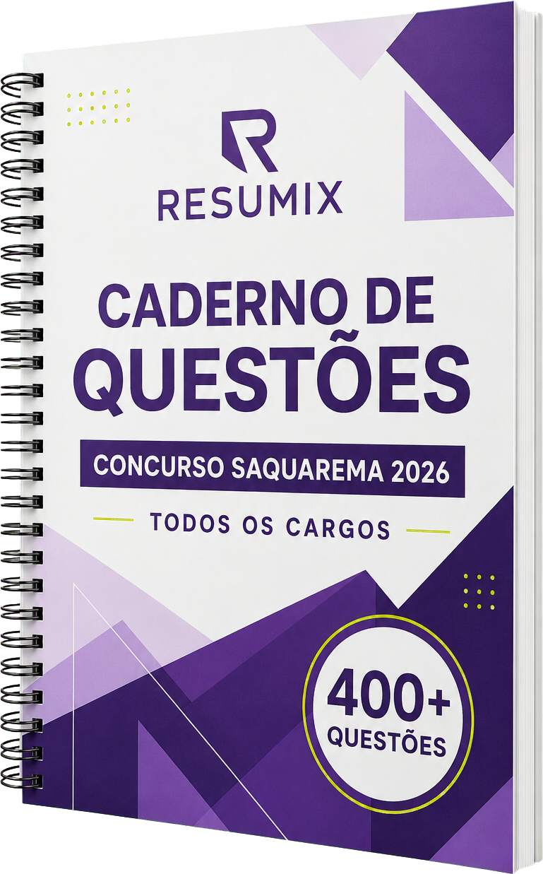 Caderno de Questões para todos os cargos do Concurso Saquarema 2026